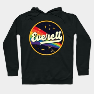 Everett // Rainbow In Space Vintage Style Hoodie